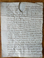 1737 St JULIEN En JAREZ 42  La MITANIERE / PERRETTON / Sr GALLIEN &  FROTTON DE LA SABLIERE / Notaire PERRUSSEL & ROYER - Manuscripts