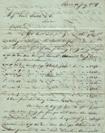 1839 LAC De Paris Valentin Et Hyde BANQUE NEGOCE FINANCE Pour Frederick Huth Banque Bank Londres VOIR SCANS+HISTORIQUE - United Kingdom