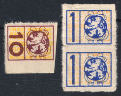 1941 1942 Belgique Belgium - LABEL / CINDERELLA / VIGNETTE Tax Member Stamp - Coat Of Arms / Lion - Sonstige & Ohne Zuordnung