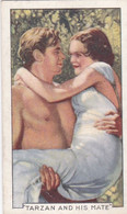 10 Johnny Weissmuller, Maureen O'Sullivan "Tarzan & His Mate" -  Shots From Famous Films 1935 - Gallaher Cigarette Card - Gallaher