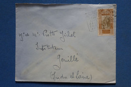 E3 AOF GUINEE BELLE LETTRE   1930   POUR  GENILLE FRANCE+AFFR. INTERESSANT - - Cartas & Documentos