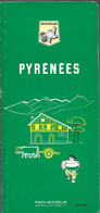 GUIDE VERT MICHELIN PYRENEES 1966 - Michelin (guides)