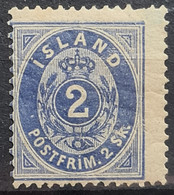 ICELAND 1873  - MNH - Sc# 1 - 2sk - Neufs