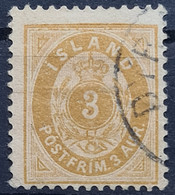 ICELAND 1897 - Canceled - Sc# 21 - 3aur - Oblitérés