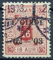 ICELAND 1902/03 - MLH - Sc# O28 - Service - Officials