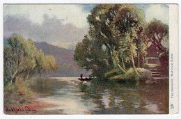 MATLOCK BATH - The Derwent -Tuck Oilette 1660 - Derbyshire