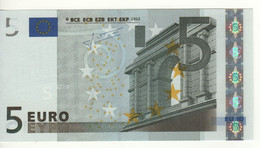 5 EURO  "N"  Austria   Firma Trichet     F 005 D1  /  FDS - UNC - 5 Euro