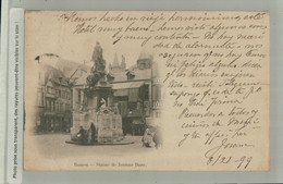 ROUEN Statue De Jeanne D'ARC  "Darc"  Carte Précurseur 1899  (Fevr 2022 -415) - Rouen