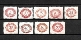 LOTE 2237  /// LIECHTENSTEIN    YVERT Nº: TASAS 1/9 *MH // CATALOG/COTE: 4€  ¡¡¡ OFERTA - LIQUIDATION - JE LIQUIDE - Postage Due