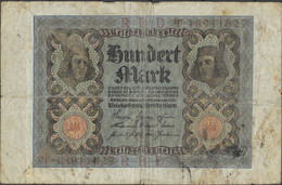 Allemagne République Weimar Tête Statue Hyperinflation Bamberg Horseman Geldscheine Reiter Iperinflazione 1920 100 Marks - 100 Mark