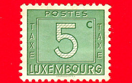 LUSSEMBURGO - Usato - 1946 - Segnatasse - Numeri - Numerals - Postage Due - 5 - Taxes