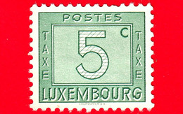 LUSSEMBURGO - Usato - 1946 - Segnatasse - Numeri - Numerals - Postage Due - 5 - Taxes