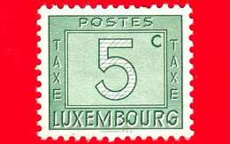 LUSSEMBURGO - Usato - 1946 - Segnatasse - Numeri - Numerals - Postage Due - 5 - Portomarken