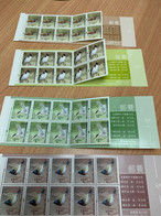 Hong Kong Booklets Birds 2006  X 4 Different - Unused Stamps