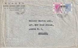 Hong Kong Lettre Pour L'Angleterre 1951 - Briefe U. Dokumente