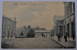 CPA 1919 Buvrinnes, Binche - Place De La Gare - Binche