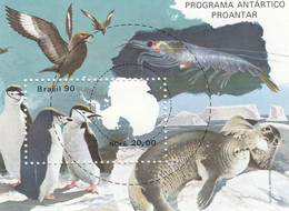 BRAZIL Block 82,unused - Fauna Antartica