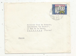 Lettre , SUISSE , GOLDAU , 1963 , Sein Tierpark Und Die Rigi , 2 Scans - Covers & Documents