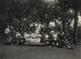 PHOTO CHALON SUR SAONE HOPITAL TEMPORAIRE N°6 GUERRE 1914 1918 SERVICE SANTE CROIX ROUGE - 1914-18