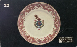 Phone Card Manufactured By Telebras In 1998 - Image Insignia Of The Imperial Order Of The Rose - Bicentennial Of The Bir - Culture