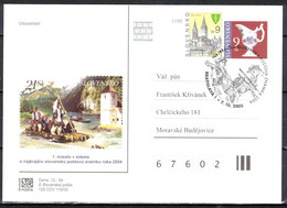 Slovaquie 2005 Entier (CDV 125) Obliteré Et Voyagé - Postkaarten