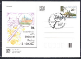 Slovaquie 2007 Entier (CDV 145) Obliteré - Postcards