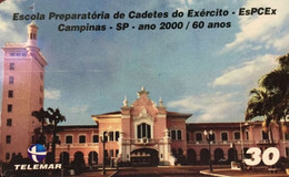 Phone Card Manufactured By Telemar In 2000 - Preparatory School For Cadets Of The ESPECEX Army - The Only Gateway For Th - Leger