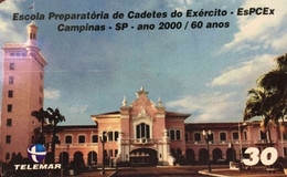 Phone Card Manufactured By Telemar In 2000 - Preparatory School For Cadets Of The ESPECEX Army - The Only Gateway For Th - Esercito