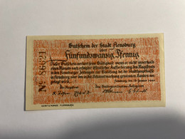 Allemagne Notgeld Flensburg 25 Pfennig - Collezioni