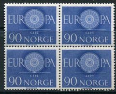 NORWAY 1960 Europa Block Of 4 MNH / **.  Michel 449 - Neufs