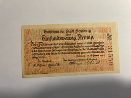 Allemagne Notgeld Flensburg 25 Pfennig - Colecciones