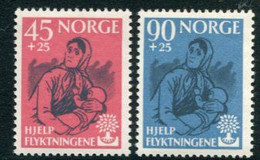 NORWAY 1960 World Refugee Year MNH / **.  Michel 442-43 - Unused Stamps