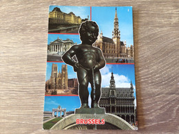 België Belgique Belgien Belgium Brussel. Meerdere Gebouwen En Manneken-Pis - Panoramische Zichten, Meerdere Zichten