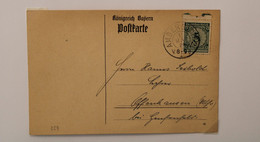 1924 Königreich BAYERN Amberg Offenhausen Reich Allemagne Germany Cover Entier Mi 339 - Other & Unclassified