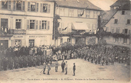 68-DANNEMARIE- M MILLERAND, MINISTRE DE LA GUERRE, VISITE DANNEMARIE - Dannemarie