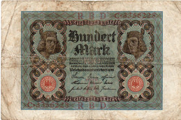 GERMANY- 100 MARK 1920  -Wor:P-69b, Ros:R-67b   -  Circ - 100 Mark