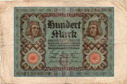 GERMANY- 100 MARK 1920  -Wor:P-69b, Ros:R-67b   -  Circ - 100 Mark