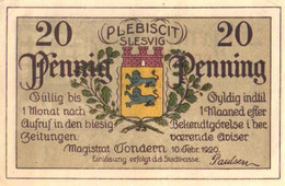 Germany Notgeld:Plebiscit 20 Pfennig, 1920 - Verzamelingen