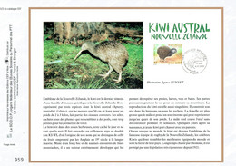 Feuillet Philatélique 1er Jour CEF N° 1523 Kiwi Austral Nouvelle Zélande Paris 4 Novembre 2000 - Kiwis