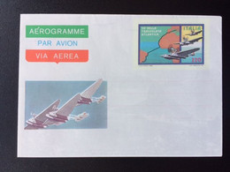 ITALY 1980 AEROGRAMME UNUSED AIRPLANE ITALIA ITALIE - Interi Postali