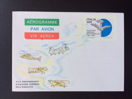 ITALY 1981 AEROGRAMME UNUSED AIRPLANE ITALIA ITALIE - Interi Postali