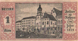 Germany Notgeld:Stadtkassenschein Berlin 50 Pfennig, 1, 1921 - Sammlungen