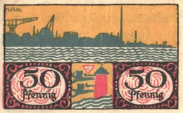 Germany Notgeld:Stadt Flensburg 50 Pfennig, Black Number, 1919 - Colecciones