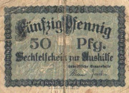 Germany Notgeld:Ausshilse 50 Pfennig, 1917 - Sammlungen