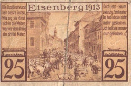 Germany Notgeld:Eisenberg 25 Pfennig, 1921 - Colecciones