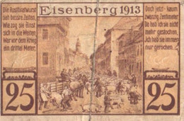 Germany Notgeld:Eisenberg 25 Pfennig, 1921 - Collections