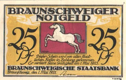 Germany Notgeld:Braunschweiger 25 Pfennig, 1921 - Verzamelingen