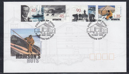 AAT 1999 Mawson's Hut Restoration 4v FDC  (57531) - FDC