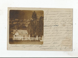 GUCHEN (HAUTES PYRENEES) CARTE PHOTO BELLE DEMEURE 1903 - Other Municipalities