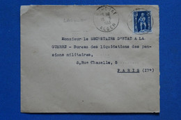F1 ALGERIE BELLE LETTRE  1953 ALGER POUR PARIS FRANCE++++AFFRANCH. PLAISANT - - Lettres & Documents